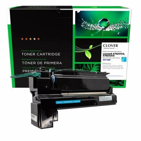 CLOVER Imaging Remanufactured Extra High Yield Cyan Toner Cartridge 201190P